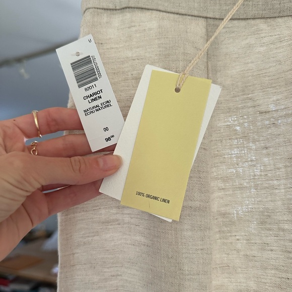 NWT Aritzia Midi Linen Skirt - Picture 3 of 3